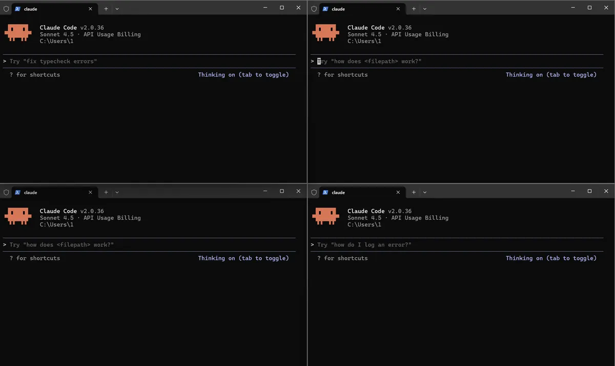 多窗口工作方式